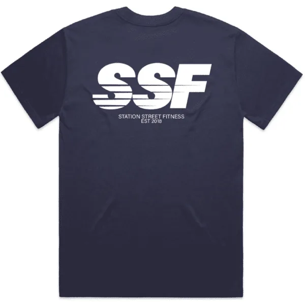 Blue & White Tee